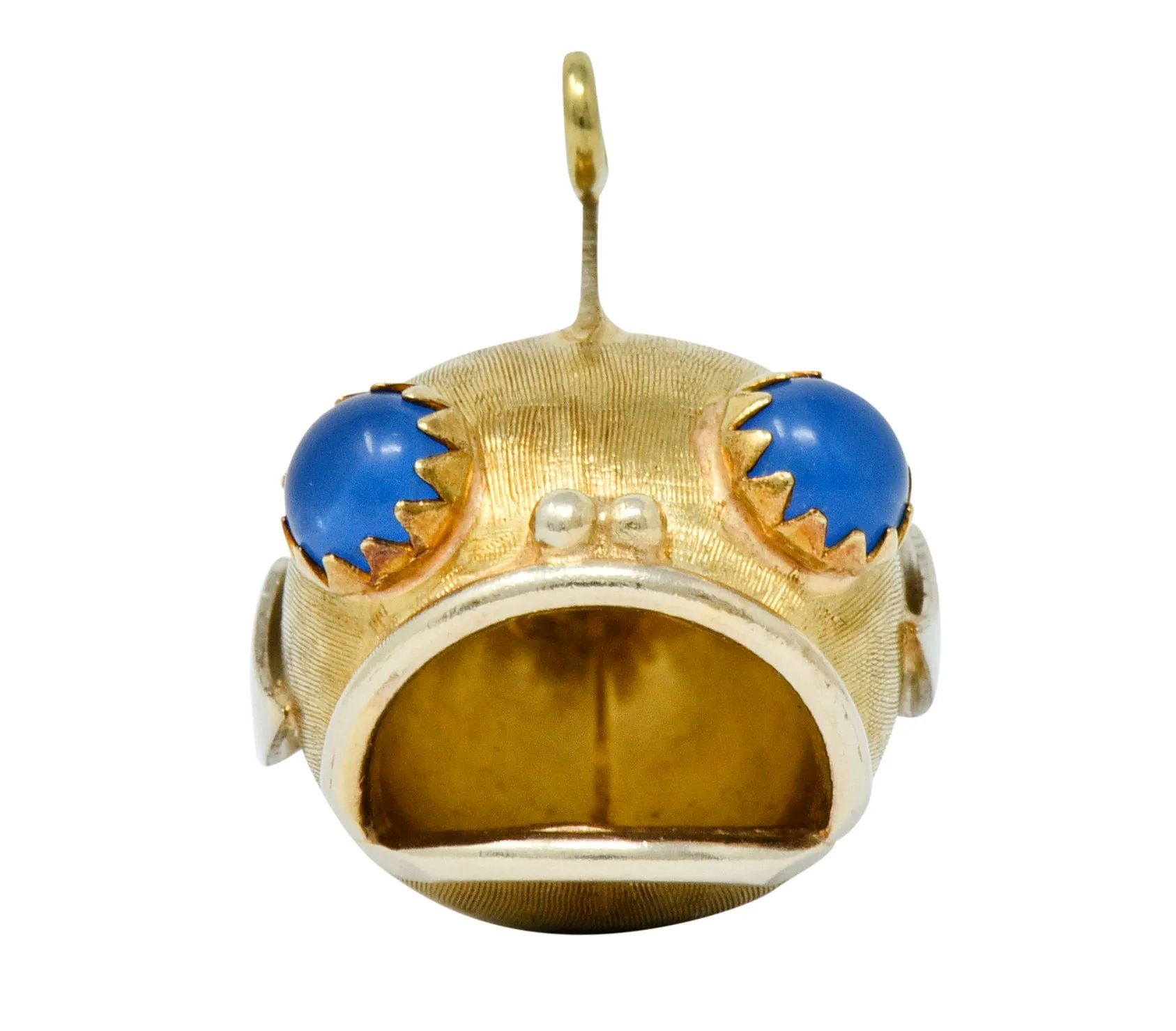1960's Vintage 14 Karat Two-Tone Gold Fish Charm