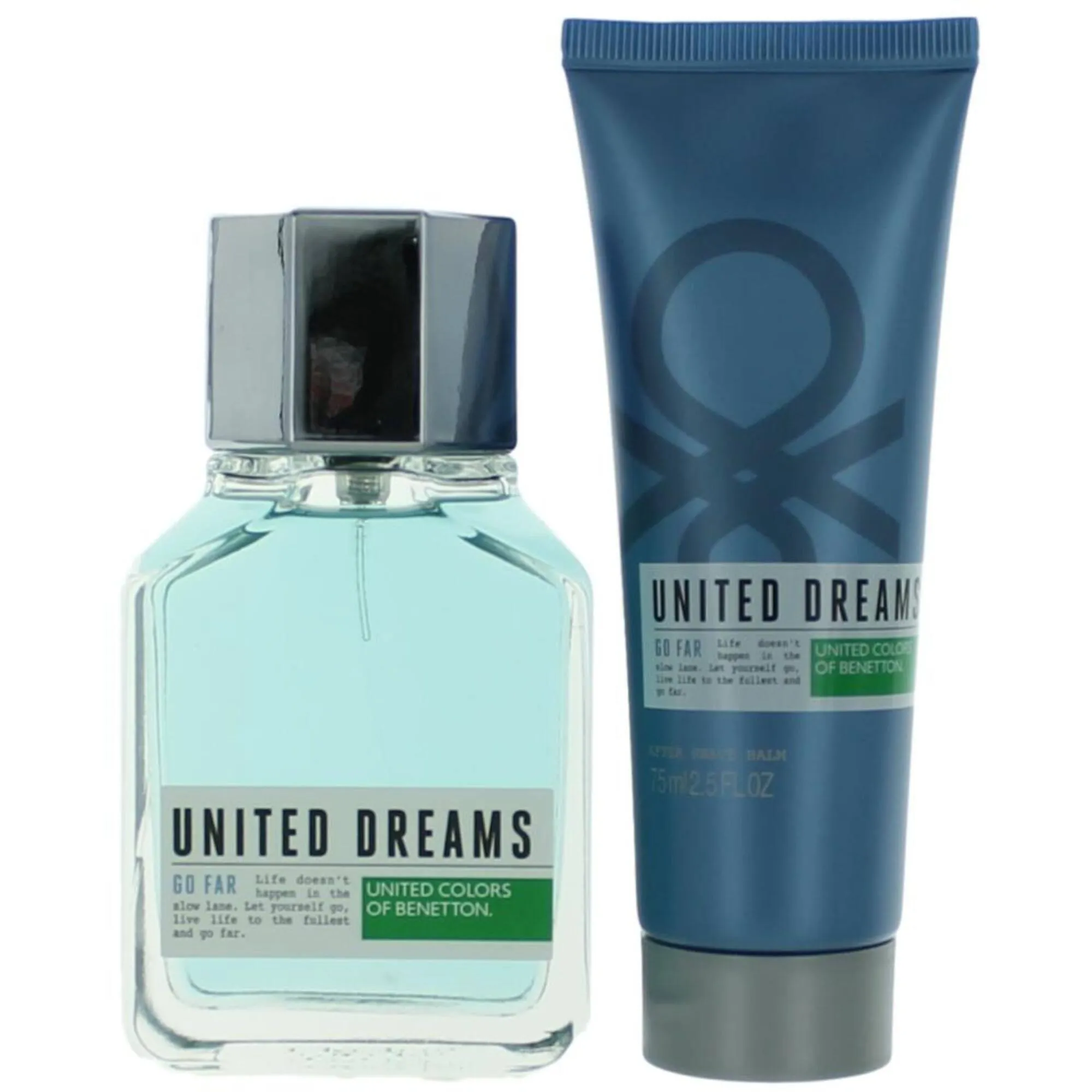 Benetton Men's Gift Set - United Dreams Go Far with Fresh Marine Notes, 2 Piece