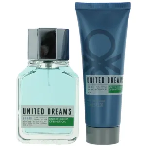 Benetton Men's Gift Set - United Dreams Go Far with Fresh Marine Notes, 2 Piece