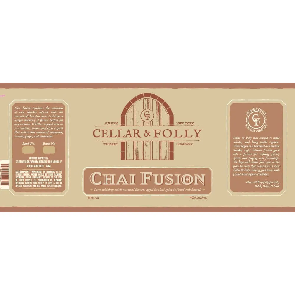 Cellar & Folly Chai Fusion Corn Whiskey