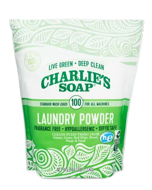 Charlie's Soap Natural Powder Laundry Detergent 2.64 lbs