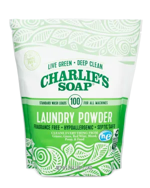 Charlie's Soap Natural Powder Laundry Detergent 2.64 lbs