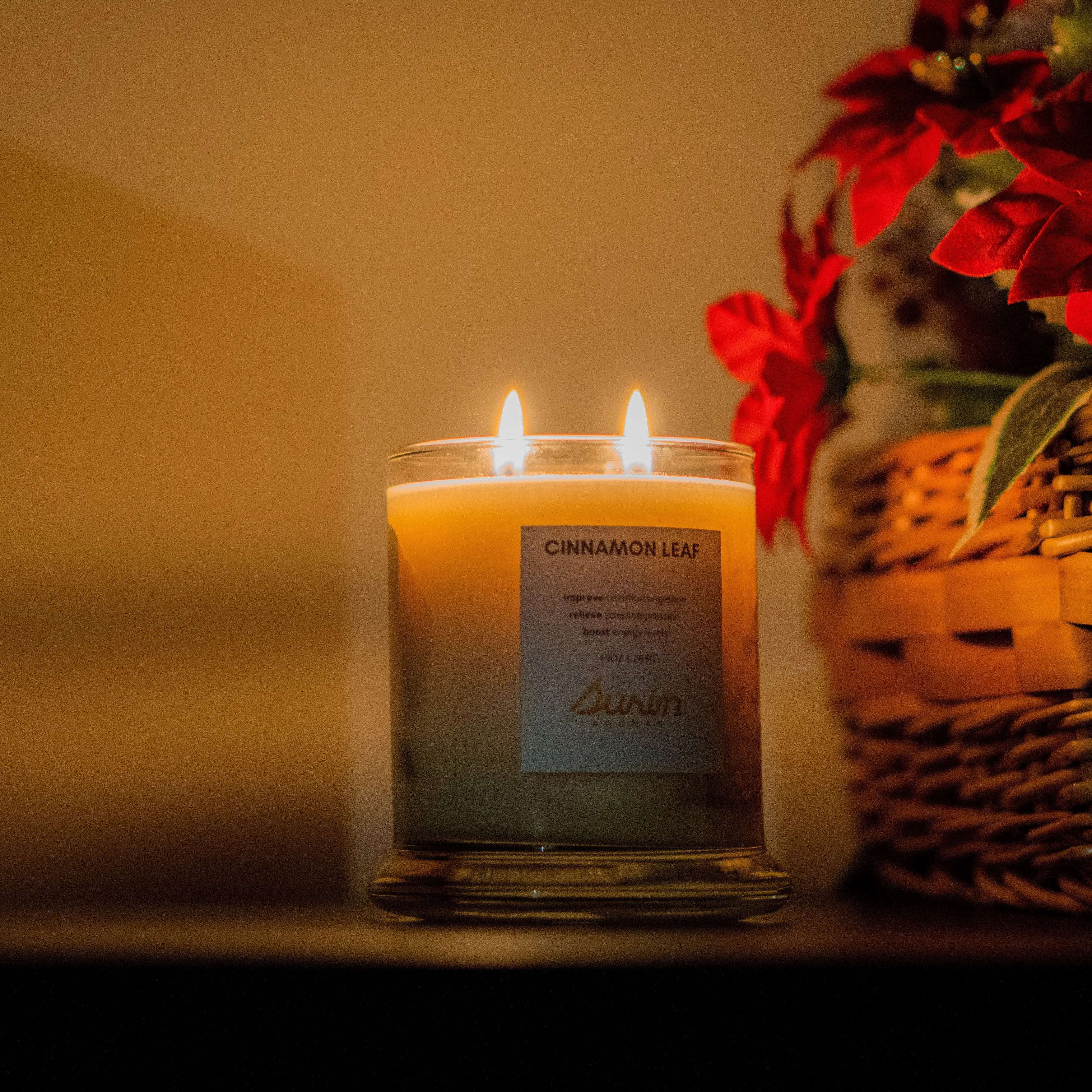 CINNAMON LEAF - AROMATHERAPY CANDLE