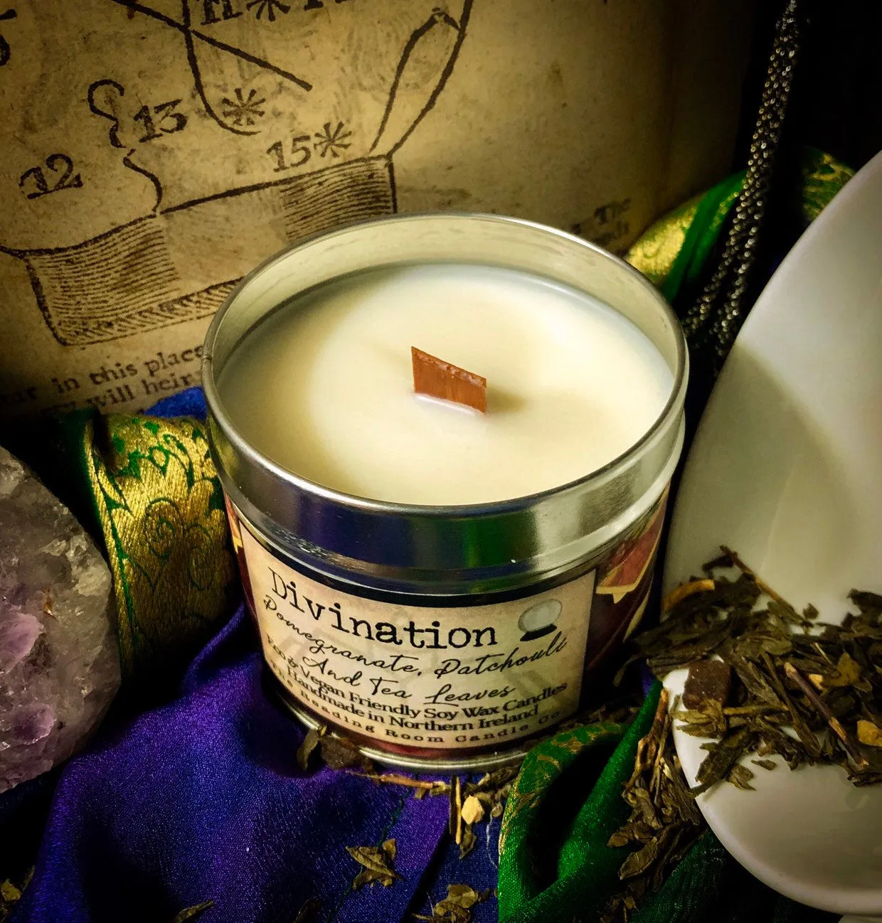 Divination-Pomegranate, Patchouli and Tea Leaves