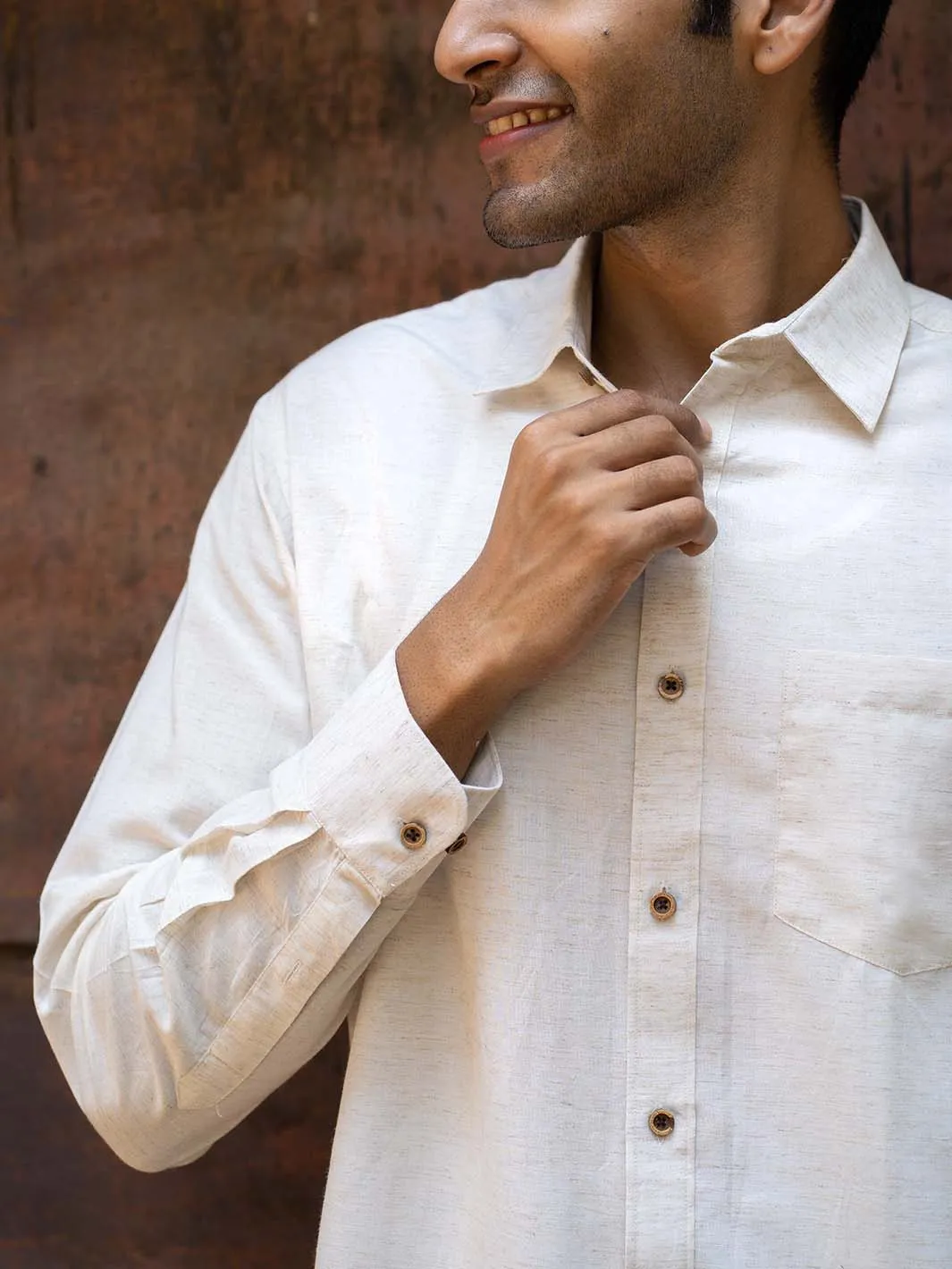 Earthy Route Natural · full sleeve shirt