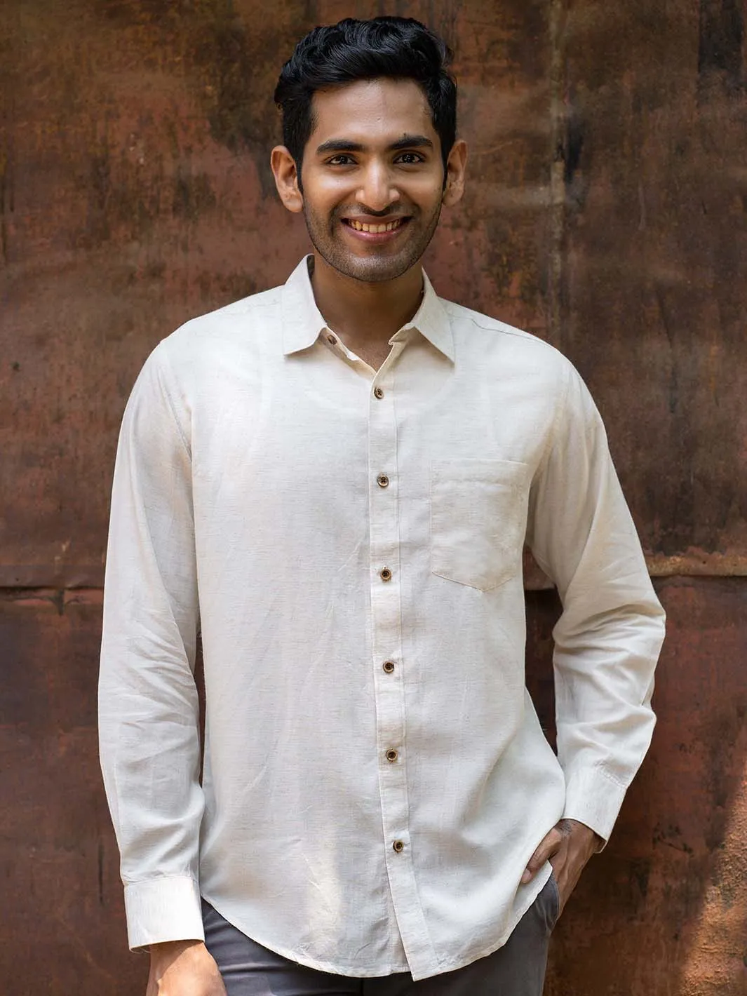 Earthy Route Natural · full sleeve shirt