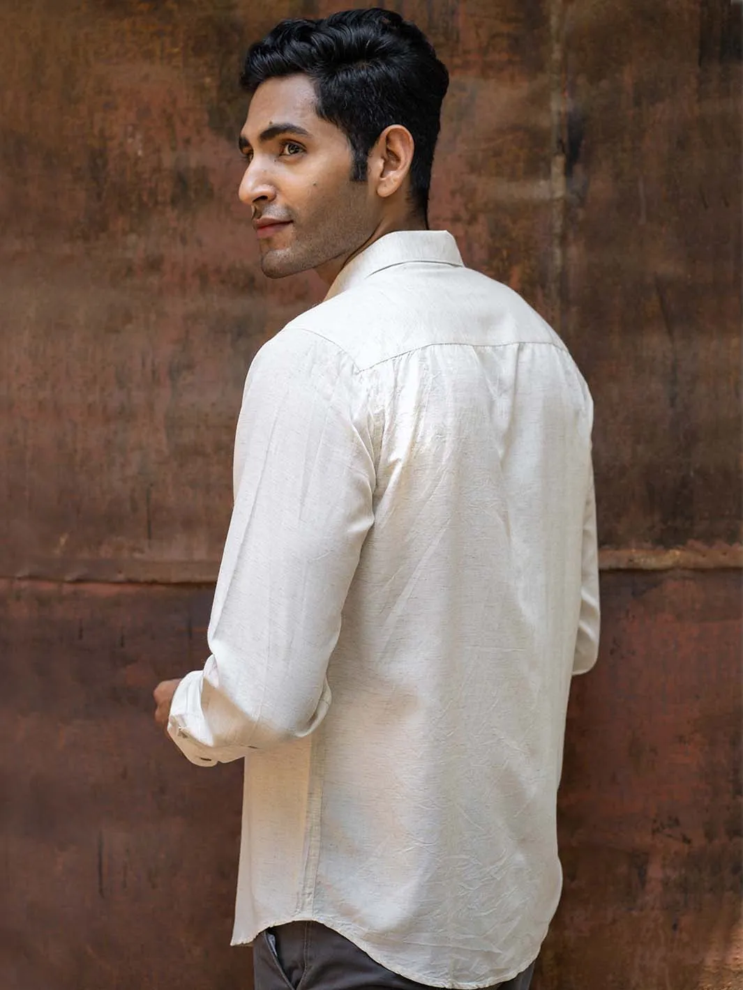 Earthy Route Natural · full sleeve shirt