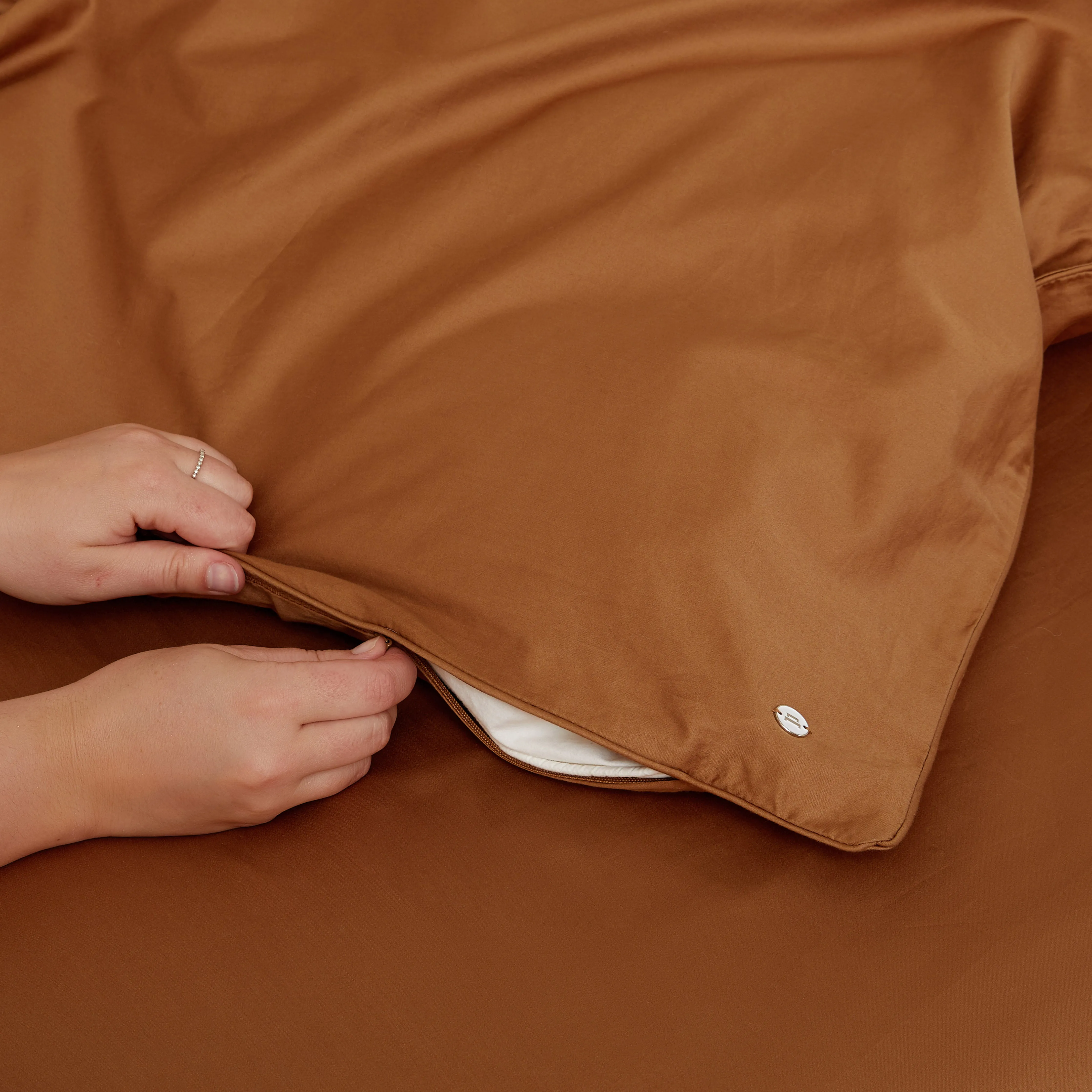 Eden Cotton - Terracotta Duvet Cover