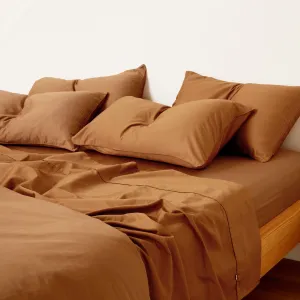 Eden Cotton - Terracotta Pillowcases
