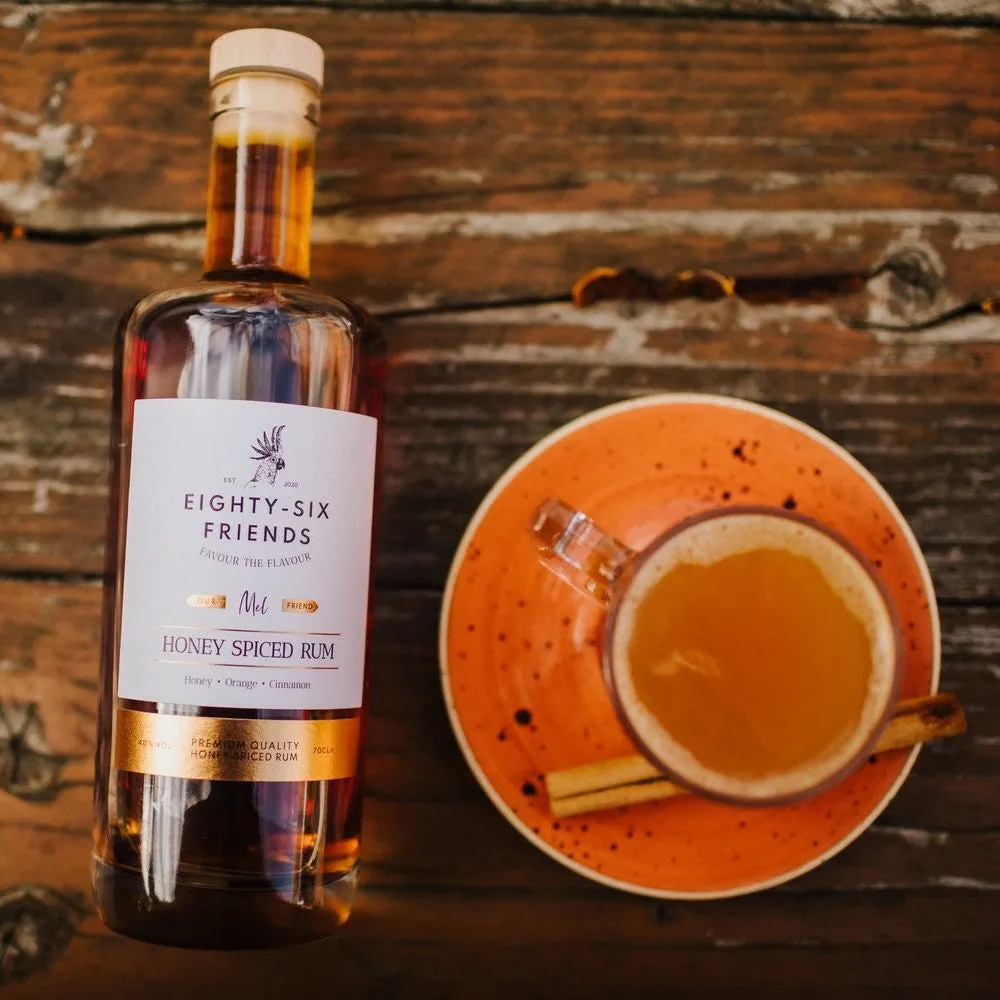 Eighty-Six Friends Honey Spiced Rum 70cl