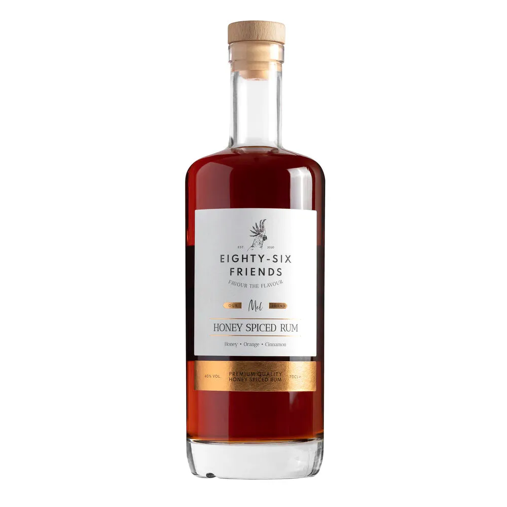 Eighty-Six Friends Honey Spiced Rum 70cl