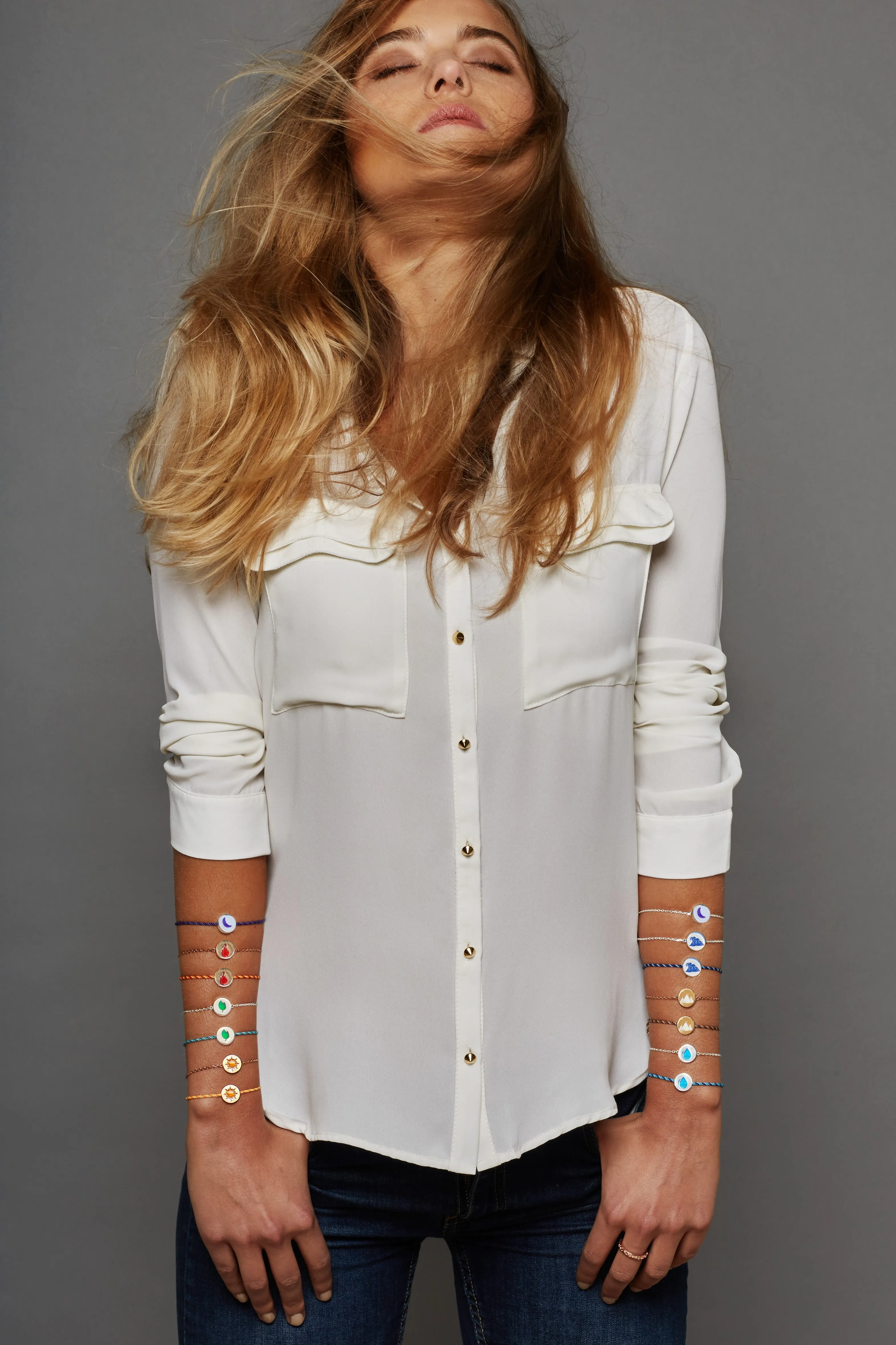 FESTIVAL TIME! 70% DISCOUNT Colourful Festival 18 ct Rose Gold Vermeil Sun Feline Spirit Luxury Cord bracelet