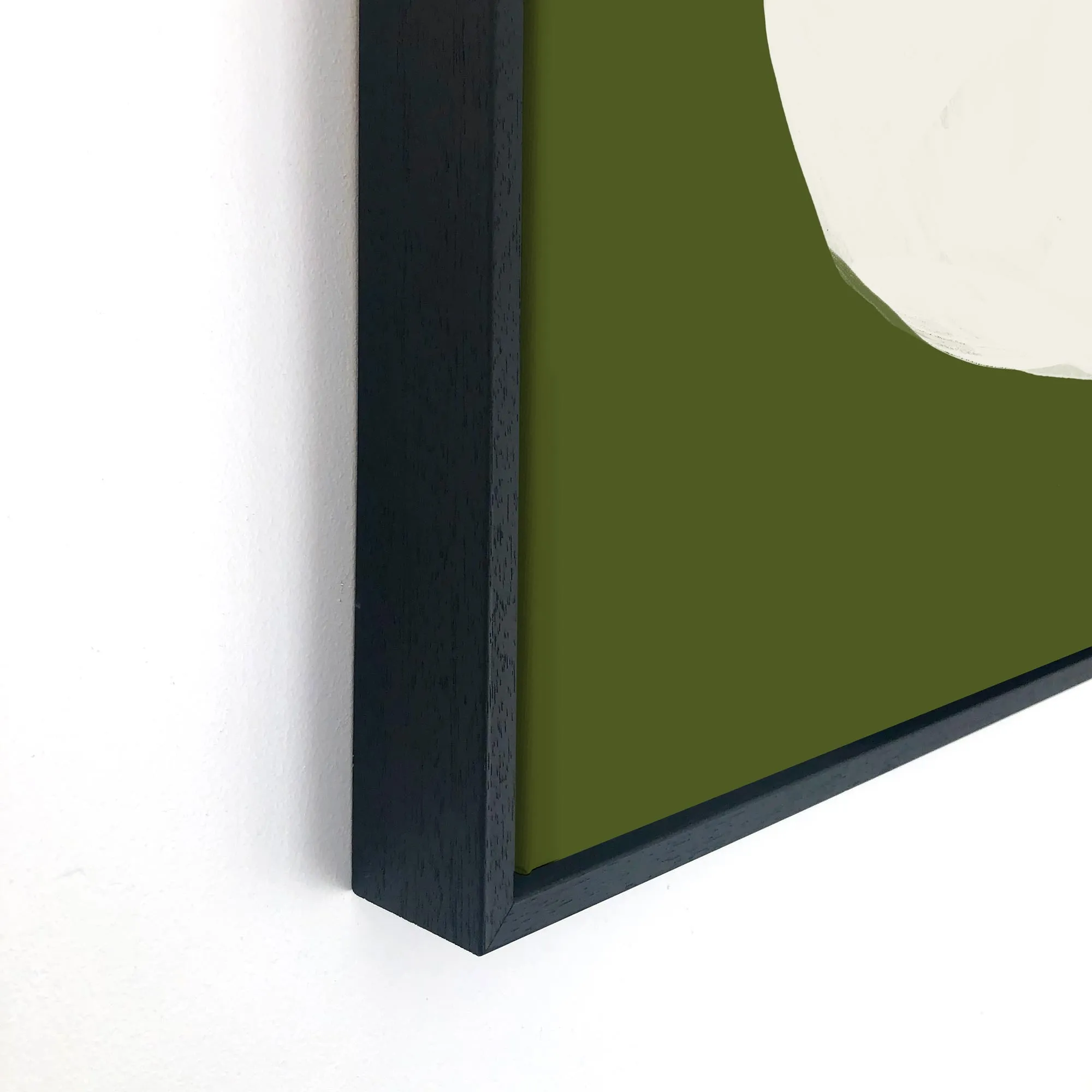 Green Anemone Abstract Flower Art