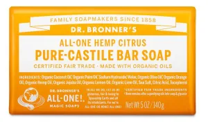 Hemp Citrus Pure-Castille Bar Soap