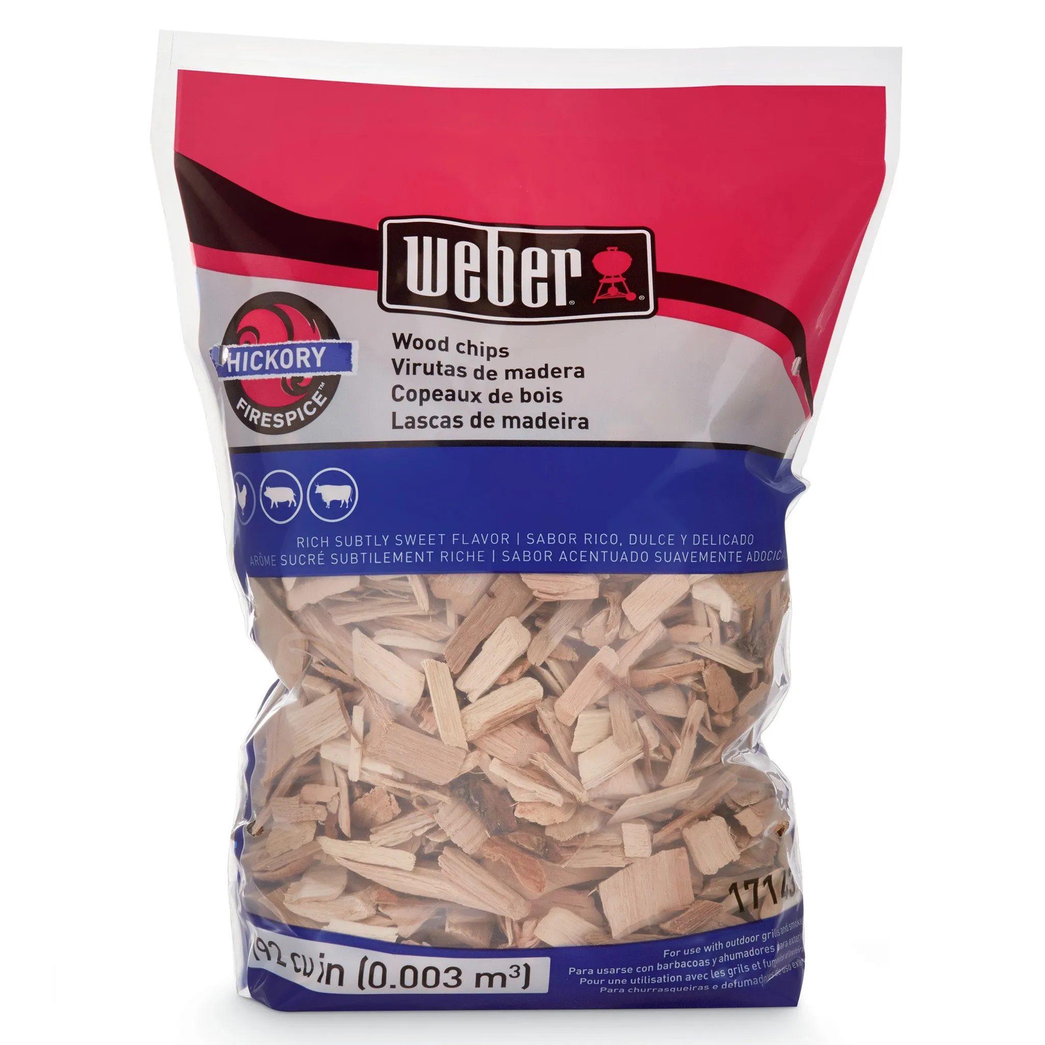 Hickory Smoking Wood Chips (900g)