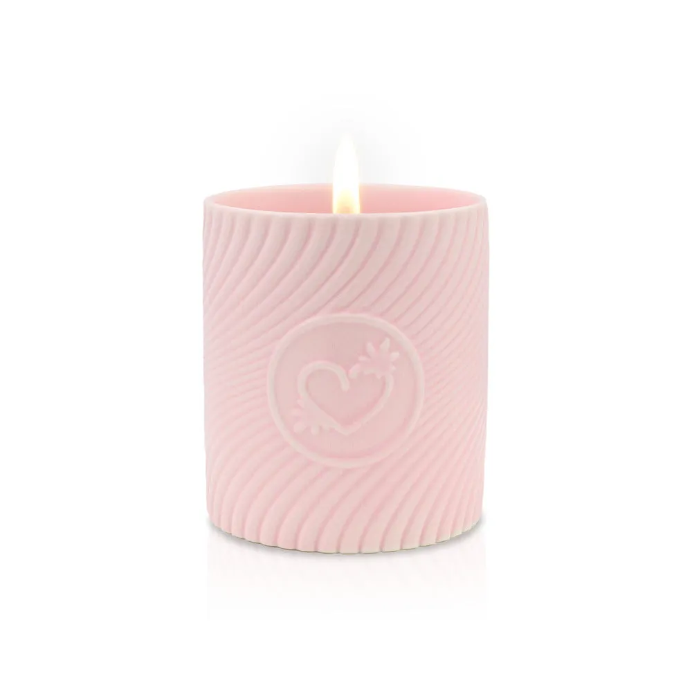 HighOnLove Pink Massage Candle - Lychee Martini