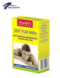 KORDELS ZEST FOR MEN 30 TABLETS 10 Tab