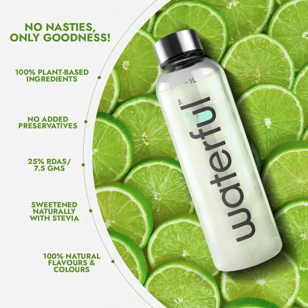 Lime and Lemon (30 gms X 5 sachets) 10  Vitamins & Minerals, Low Cal Hydration Powder Mix
