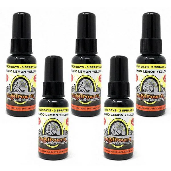 Mango Lemon Yellow Air Freshener Bundle (5 Pack)