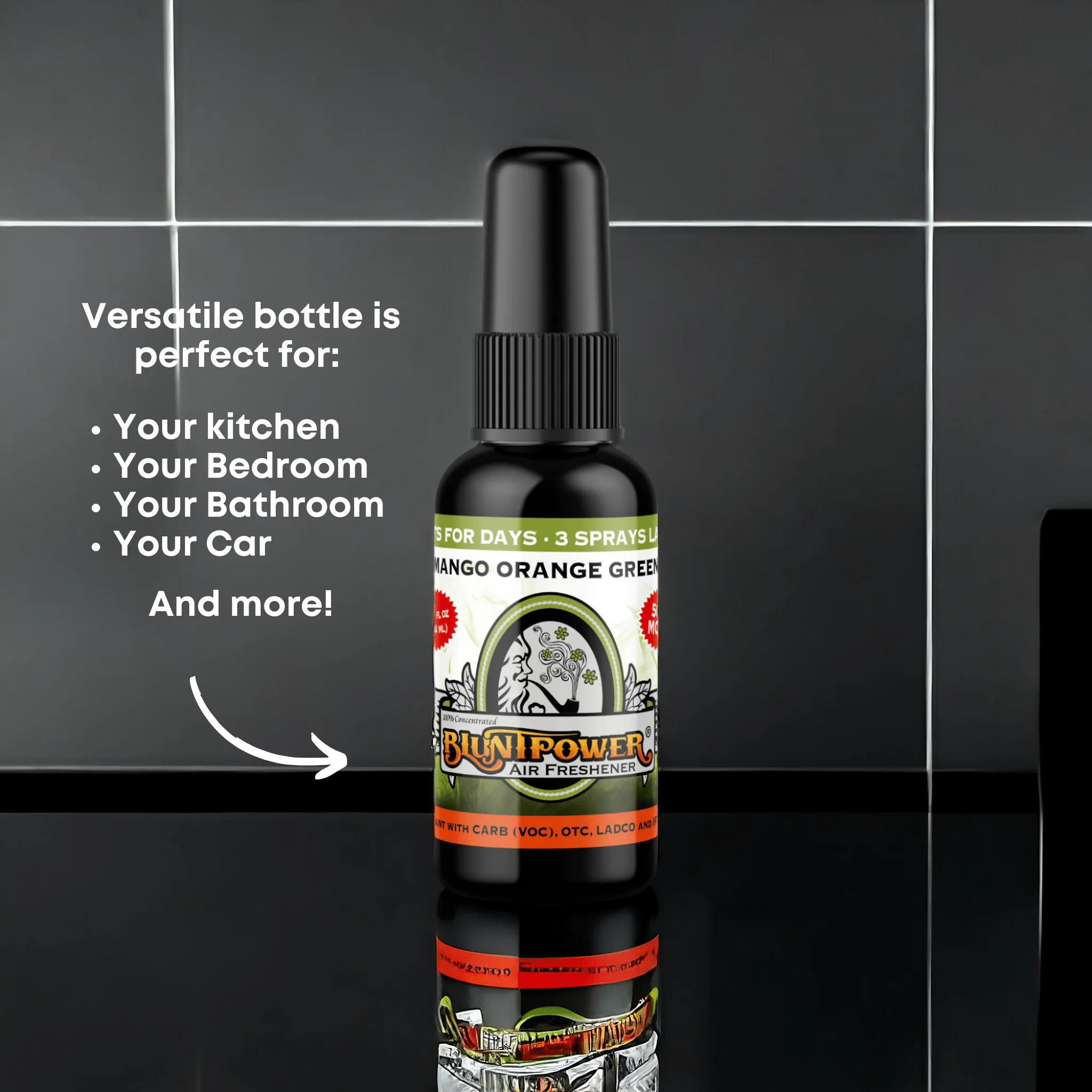 Mango Orange Green Air Freshener Spray