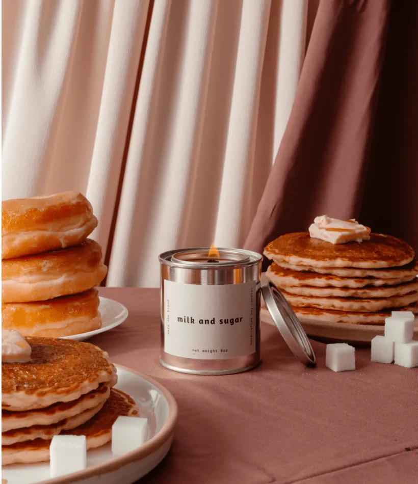 Milk and Sugar | Vanilla   Cinnamon   Cream Candle