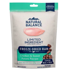 Natural Balance Freeze-Dried Raw Chicken & Sweet Potato 13oz