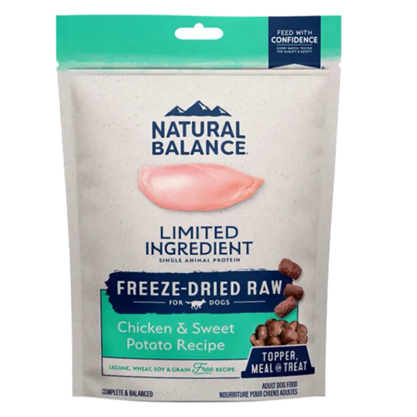 Natural Balance Freeze-Dried Raw Chicken & Sweet Potato 13oz