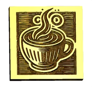NEW - Linocut Hot Cocoa Wax Seal Stamp