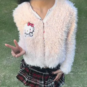 Pink Kitty Plush Jacket KI309