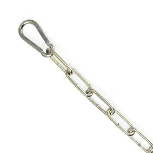 Rimba Stainless-steel Silver 200cm Bondage Chain with Hooks