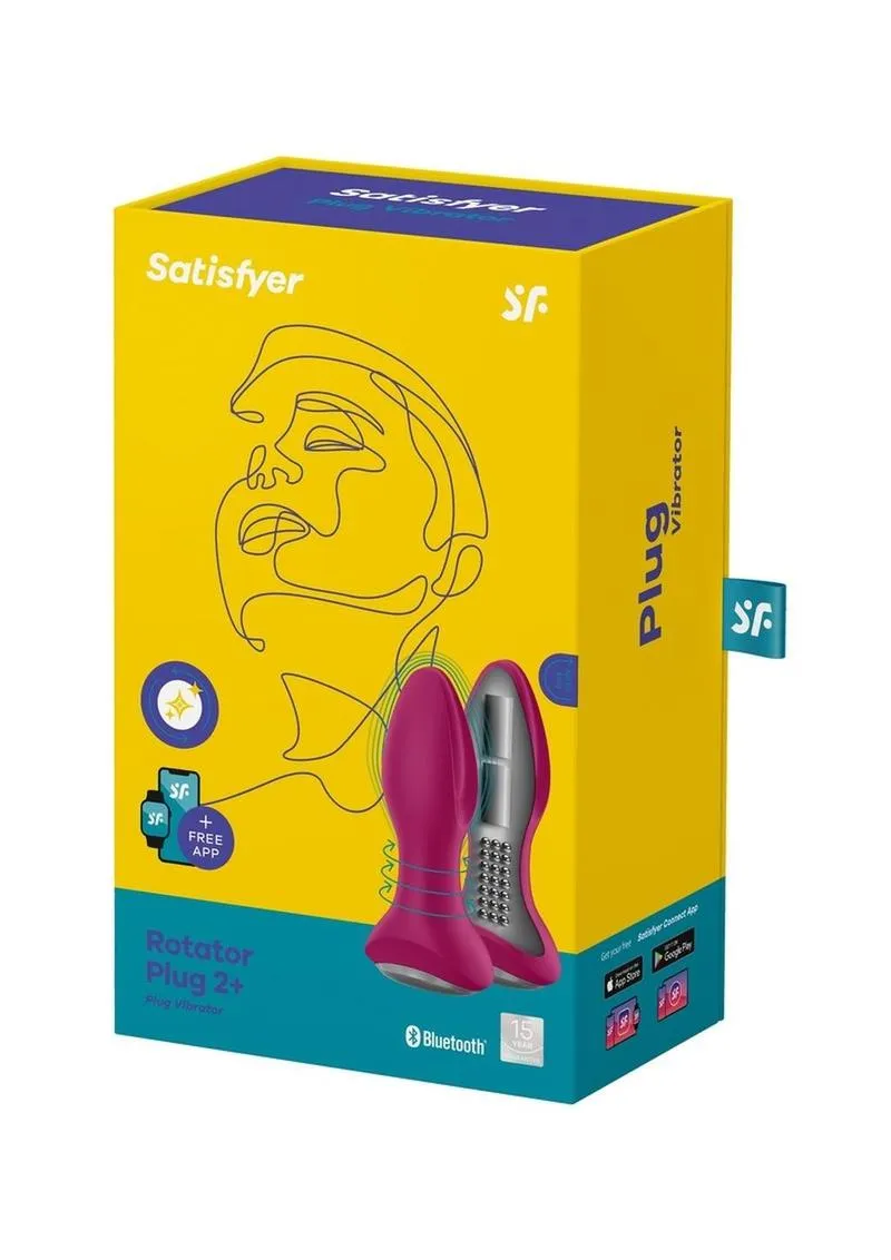 Satisfyer Rotator Plug 2  Silicone Vibrating Double Anal Stimulator