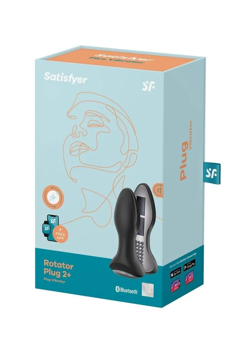 Satisfyer Rotator Plug 2  Silicone Vibrating Double Anal Stimulator