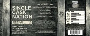Single Cask Nation Ben Nevis 10-Year Single Malt Scotch Whisky
