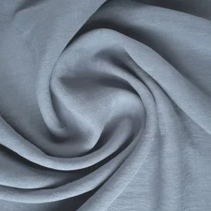 Soft Washed Lightweight Linen Fabric in Shark