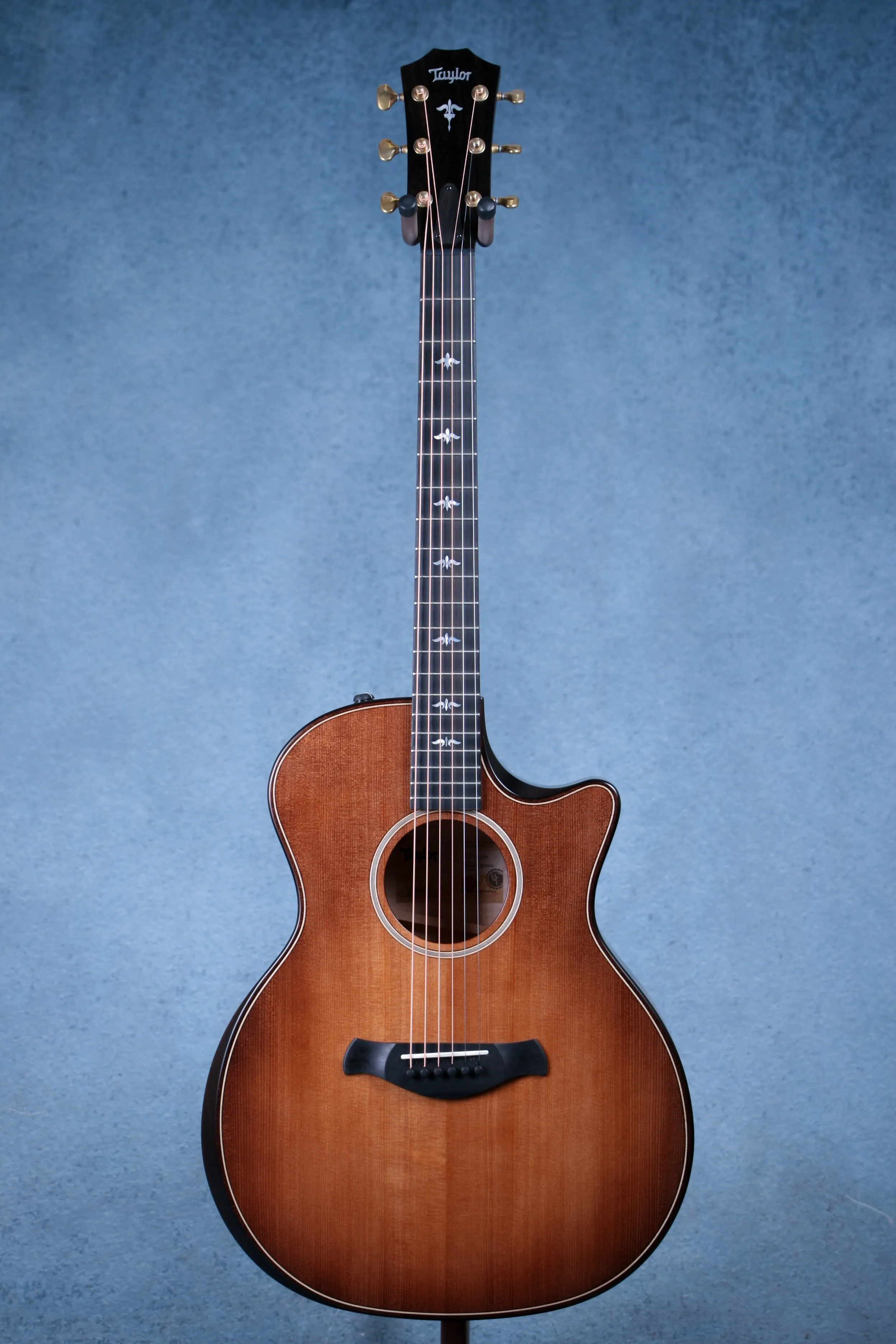 Taylor 614ce Builders Edition Grand Auditorium V-Class Wild Honey Burst Acoustic Electric Guitar - 1210193076