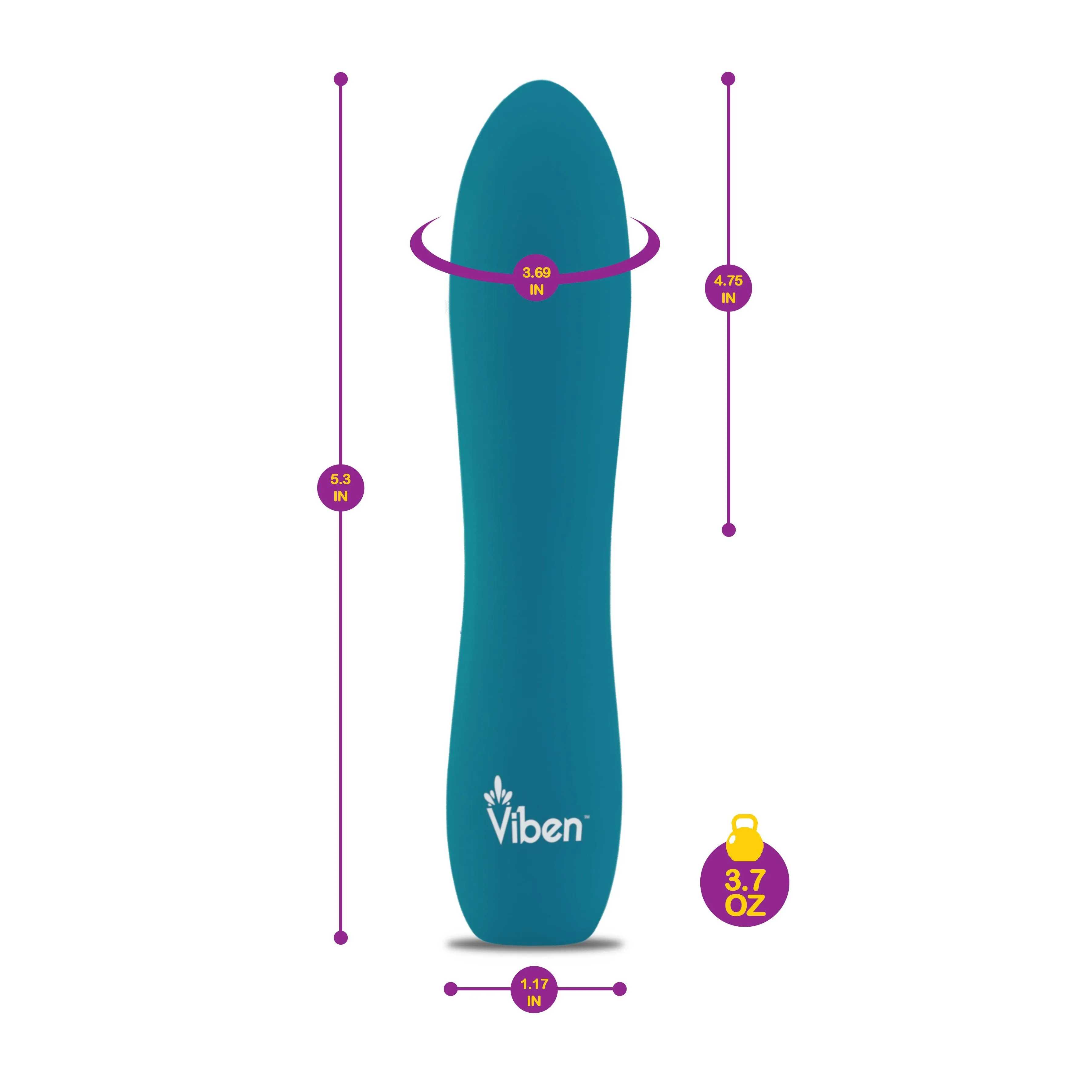 Vivacious - Intense 10-Fuction Bullet - Ocean
