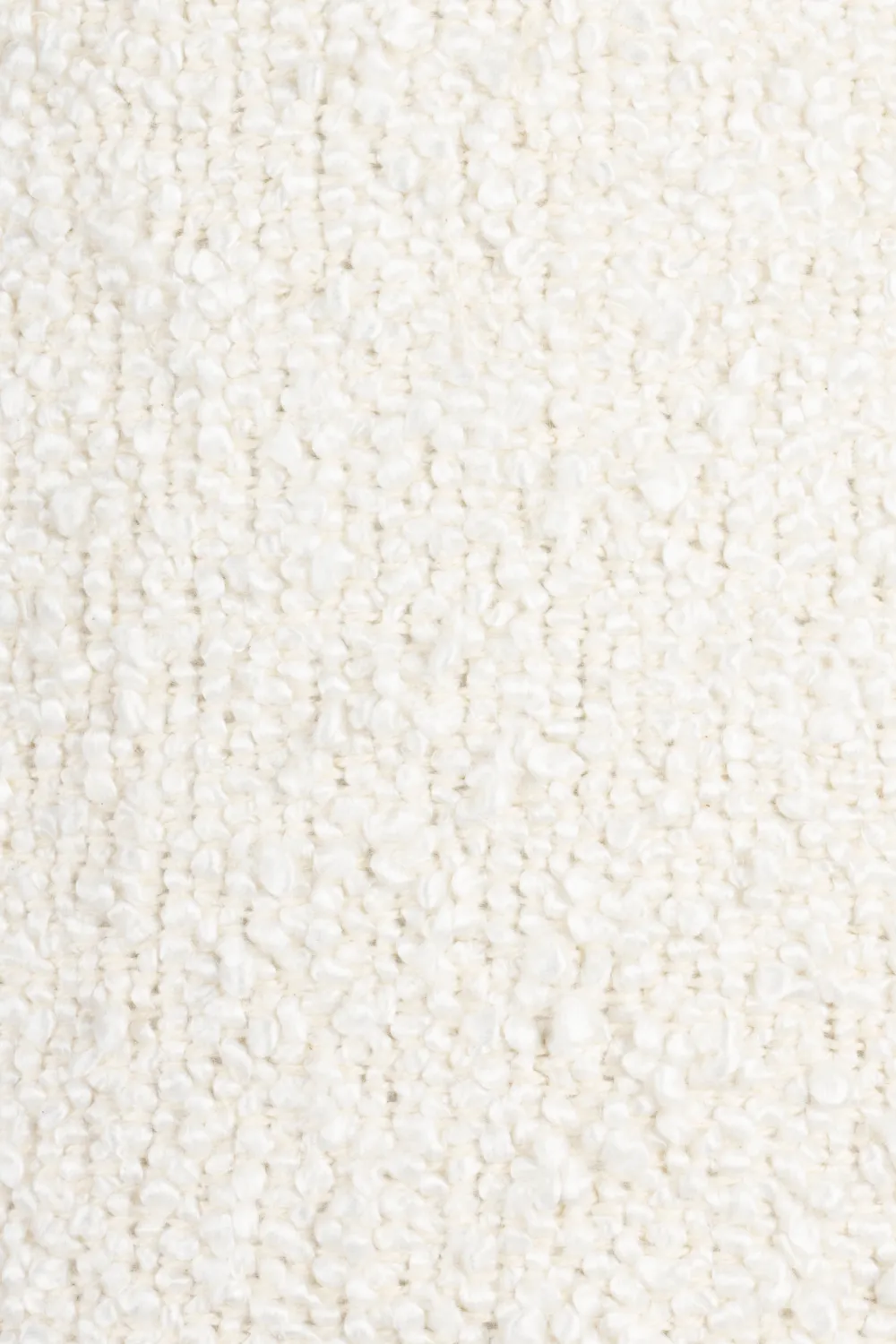 White Bouclé Table Lamp | Dutchbone Renzo